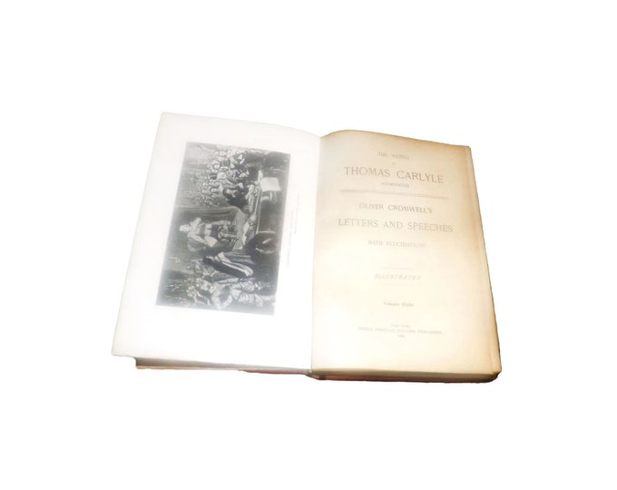 Antiquarian hardcover book Carlyle's Works Thomas Carlyle Vol VIII History Friedrich the Second | Frederick the Great. Peter Fenelon Collier