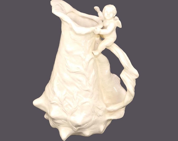 Maruhon Ware high-relief cherub pitcher | jug made in Japan.