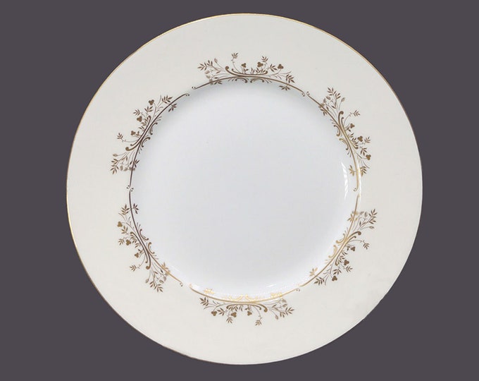 Minton Gold Pandora H5230 large dinner plate. Bone china made in England.