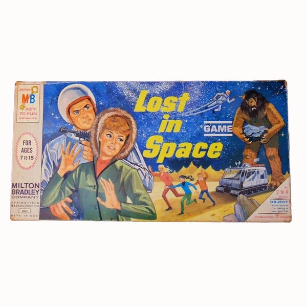 Lost in Space board game published Milton Bradley 1965. Complete. Made in USA.