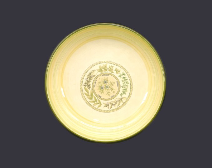 Tre Ci TCI30 round pasta serving bowl made in Italy. Basilico and other herbs.