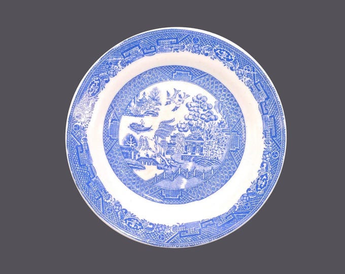 Antique Royal Tuscan | Tuscan China Blue Willow F330 bread plate made in England.