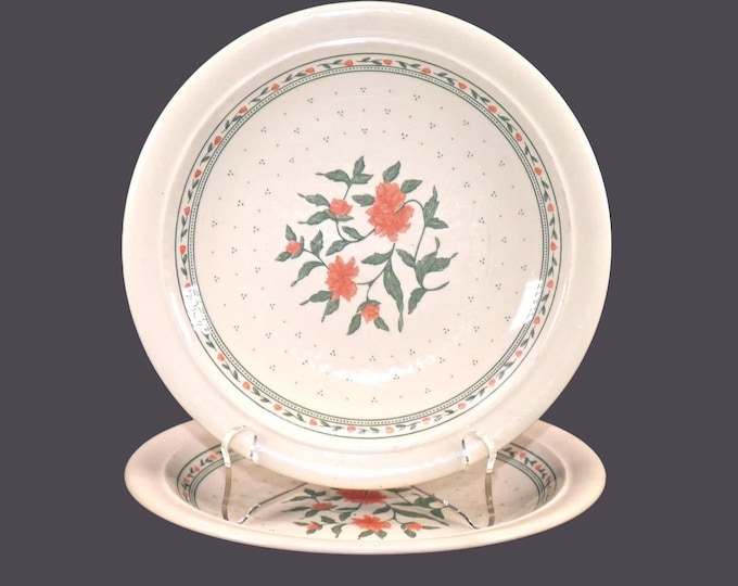 Pair of Staffordshire Tableware | Kiln Craft | Staffordshire Potteries bread plates made in England. Flaw (see below).