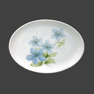 Crown Lynn Sapphire oval platter made in New Zealand.