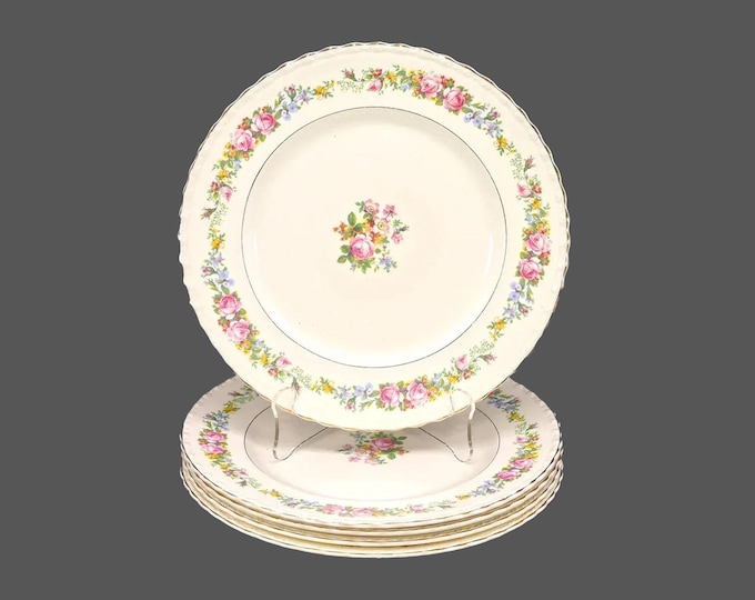 Myott Loretta dinner plates made in England. Choose quantity below.