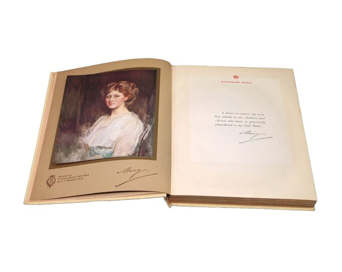 Antiquarian (WWI era) Princess Mary's Gift Book published by Hodder & Stoughton. Proceeds given to Queen's "Work for Women" Fund.