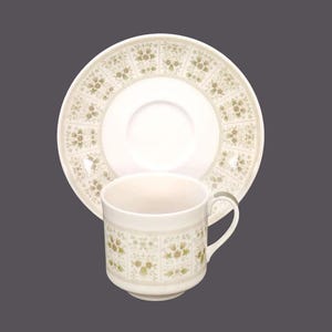 Royal Doulton Samarra TC1039 cup and saucer set. Bone china made in England.