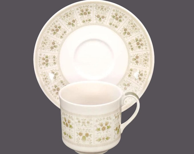 Royal Doulton Samarra TC1039 cup and saucer set. Bone china made in England.