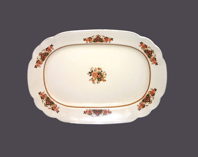 Wedgwood Frontenac oval turkey platter made in England. Flaw (see below).