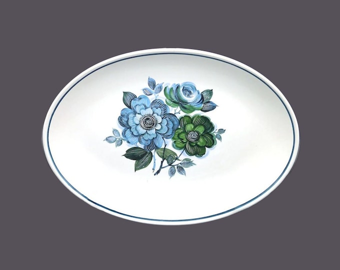 Ridgway Pottery Heavenly Blue oval platter made in England.