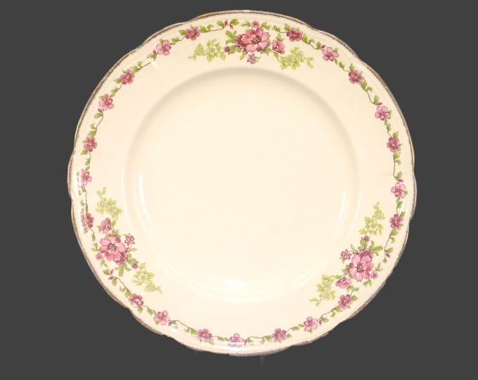 Vintage Alfred Meakin Rosecliffe dinner plate made in England.