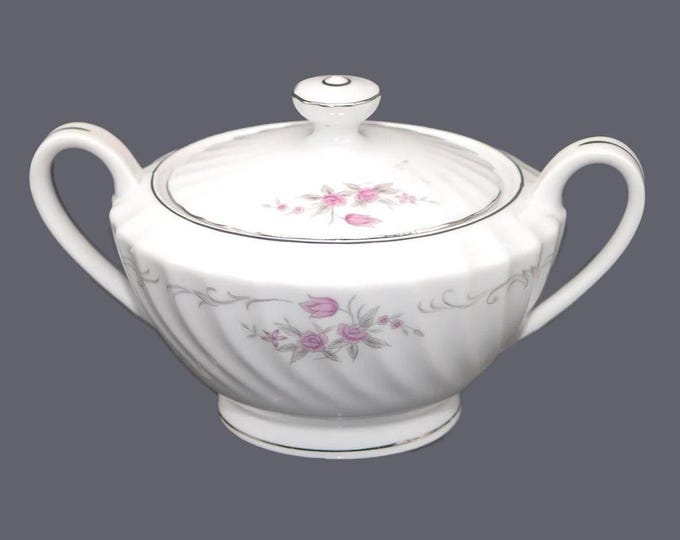 Fine China of Japan Chateau Rose covered sugar bowl.