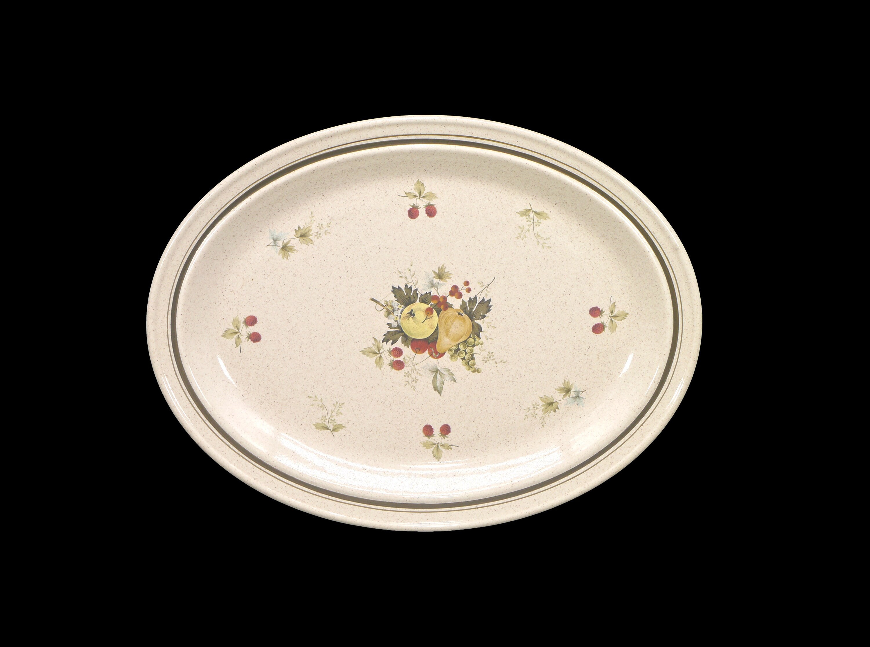 Royal Doulton Cornwall LS1015 oval stoneware platter. Lambethware