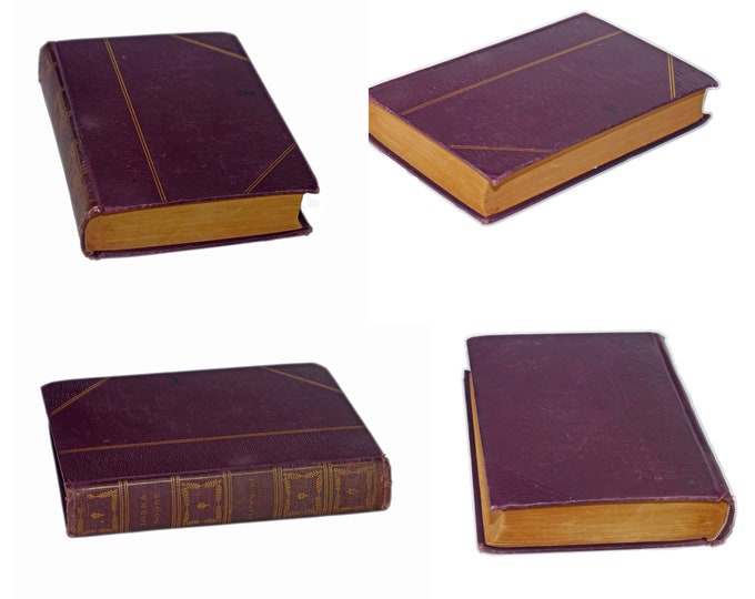 Antiquarian Victorian-era (1896) hardcover book Lorna Doone R.D. Blackmore published Lovell Coryell New York. Complete.