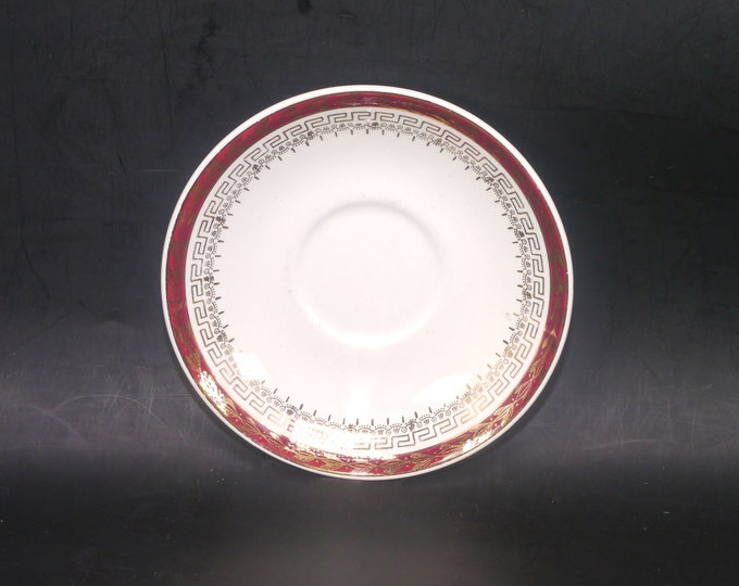 North Staffordshire Pottery NOS1 | Royalty orphaned saucer only made in England.