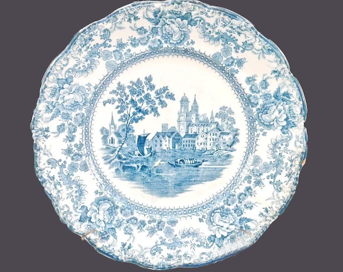Antique Victorian-era Colonial Pottery | Winkle & Wood Togo salad plate made in England. Flaws (see below).