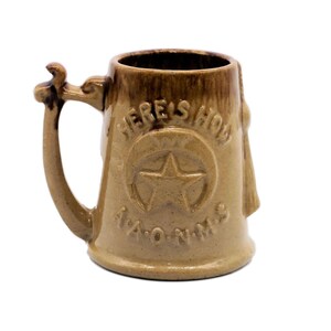 Vintage Campbell Canada Potteries Masonic Beer Stein - Hamilton Ontario