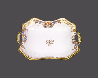 Antique Morimura | Noritake | hand-painted Nippon handled candy dish, nut dish, pin dish, key tray, trinket dish.