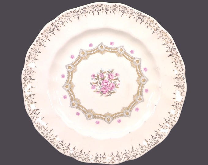 Sovereign Potters Fidelity bread plate. English ironstone decorated in Canada. Sold individually.