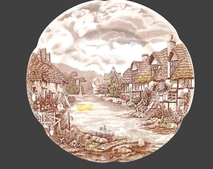 Johnson Brothers Olde English Countryside transferware dinner plate made in England. Sold individually.
