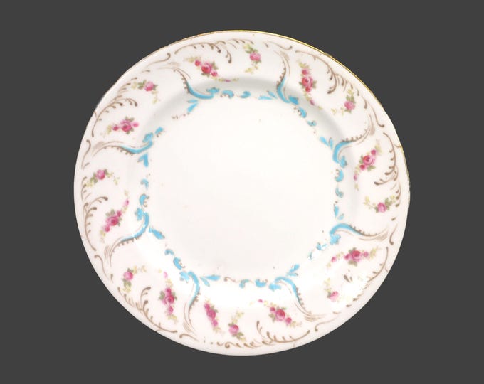 Antique late-Victorian period William Adderley & Co. Constance Teal 11922 dessert plate made in England. Sold individually.