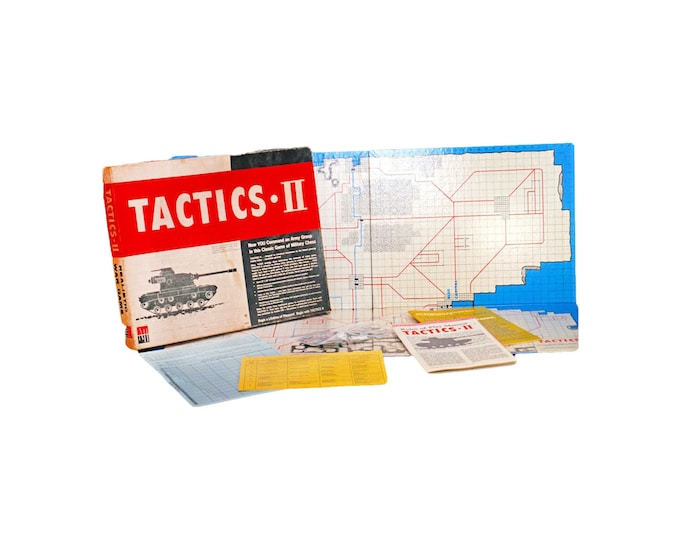 Tactics II military chess strategy | combat game published by Avalon Hill.  Made in the USA. Complete.