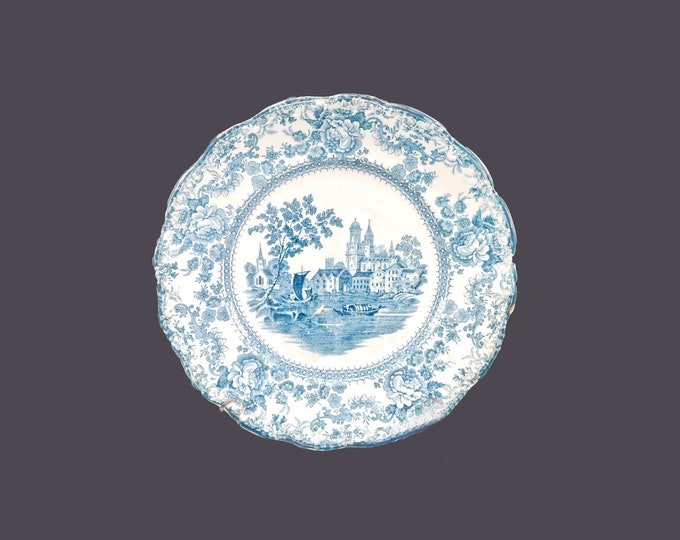 Antique Victorian-era Colonial Pottery | Winkle & Wood Togo salad plate made in England. Flaws (see below).