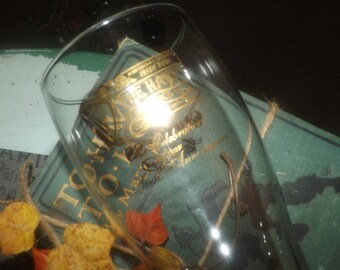 Vintage (1997) Guiness Harp pint glass celebrating the 10th Anniversary of Mississauga's famed Harp Pub.