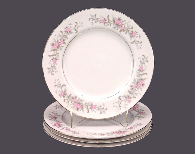 Premiere Fine China Rose Garden salad plates made in Japan. Choose quantity below.