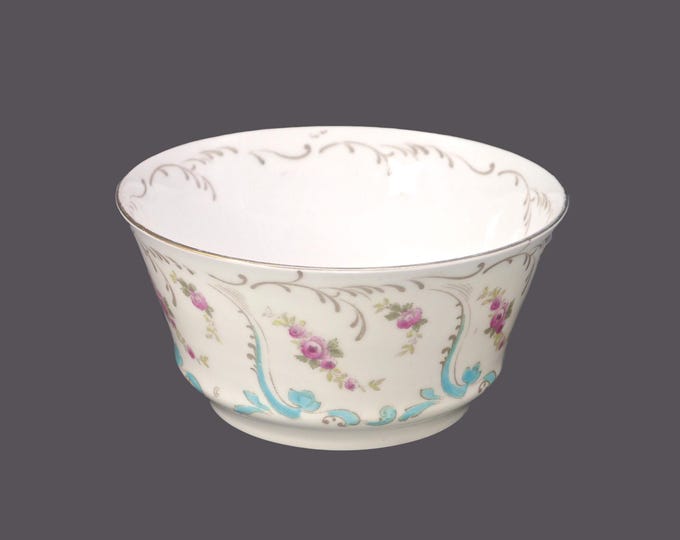Antique late-Victorian period William Adderley & Co. Constance Teal 11922 large open sugar bowl made in England. Small flaw (see below).