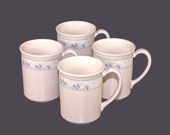 Vintage Corelle Corningware First of Spring mugs made USA. Set of 4.