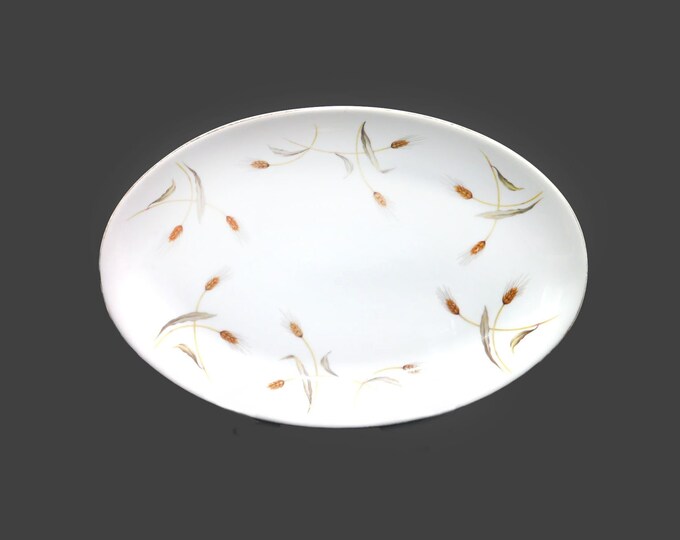 Seyei Fine China Empress China Golden Wheat 501 oval platter made in Japan. Choice of size.