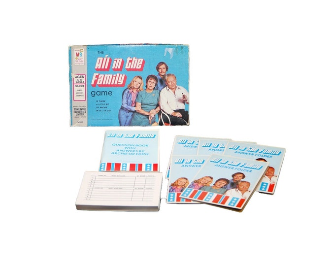 All in the Family Archie Bunker board game. Milton Bradley R4206. Made in the USA. Complete.