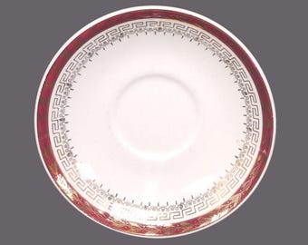 Vintage North Staffordshire Pottery NOS1 Royalty orphaned saucer made in England.