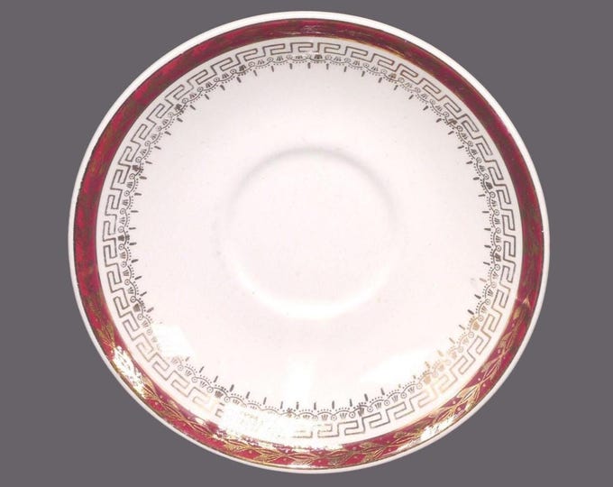 Vintage North Staffordshire Pottery NOS1 Royalty orphaned saucer made in England.