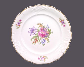 Vintage Wawel Meissen Flower luncheon plate made in Poland.