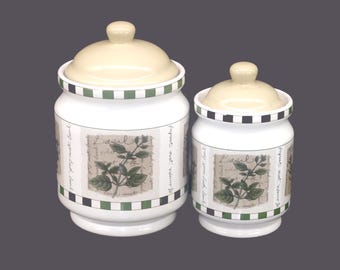 Vintage Himark Savory Tyme Canisters: Kitchen Storage, Herb Design