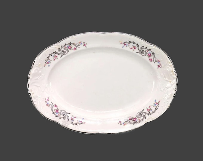 Walbzrych Flair oval platter made in Poland. Marks to reverse (see below).