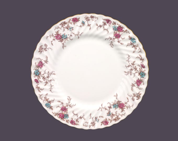 Minton Ancestral S376 bone china dinner plate made in England.