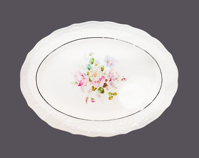 Mount Clemens Pottery MTC31 oval sandwich platter made in the USA.