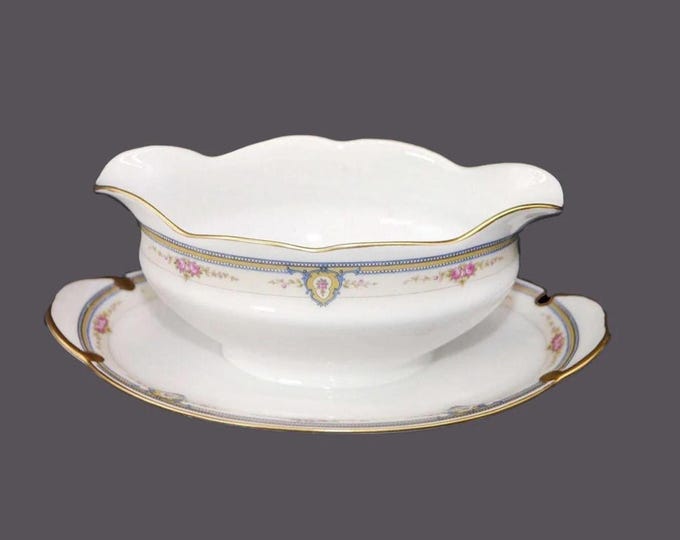 Thomas Bavaria The Belvedere gravy boat with attached under-plate made in Germany.