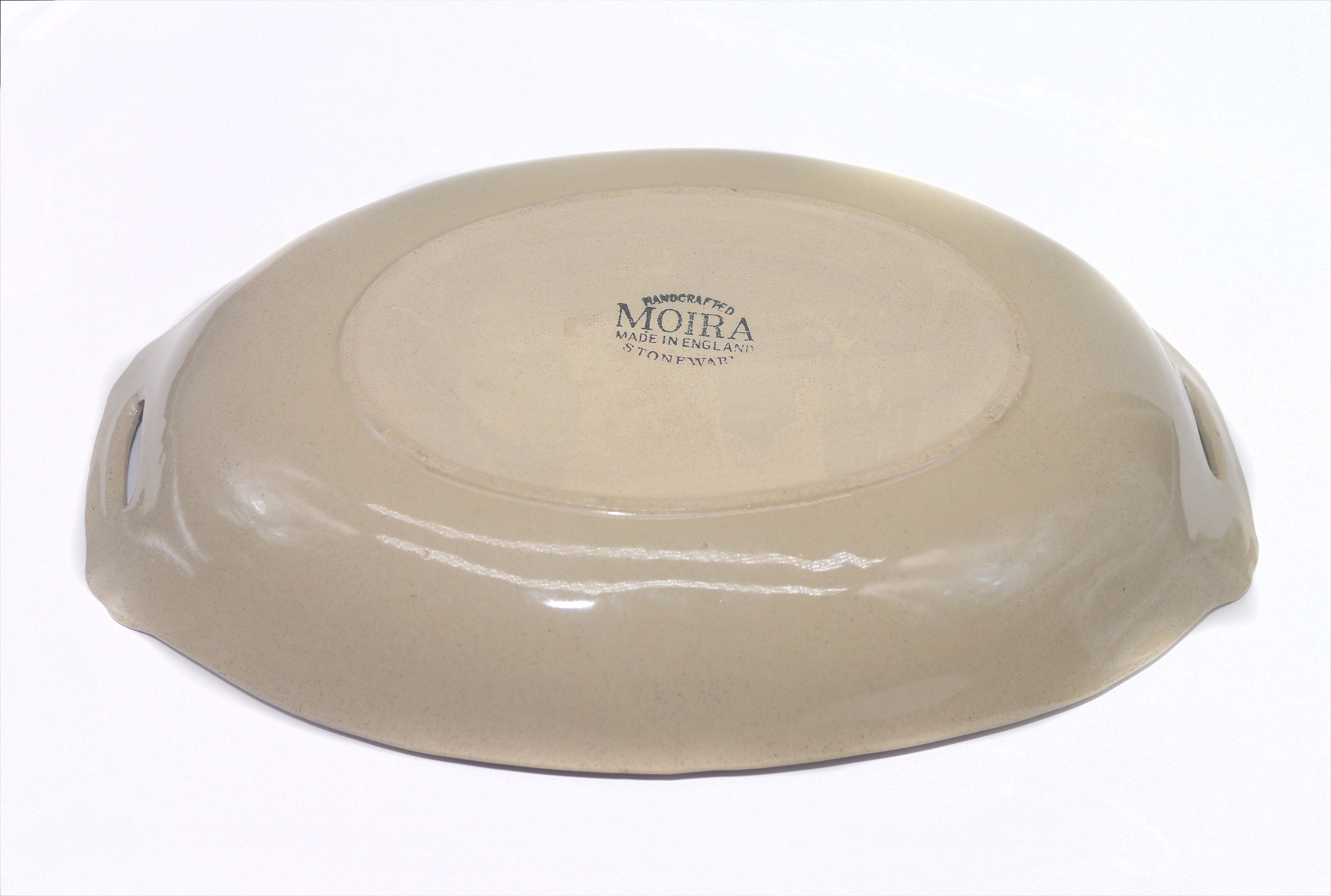 Moira Pottery Moira Stoneware handled bread serving plate bread