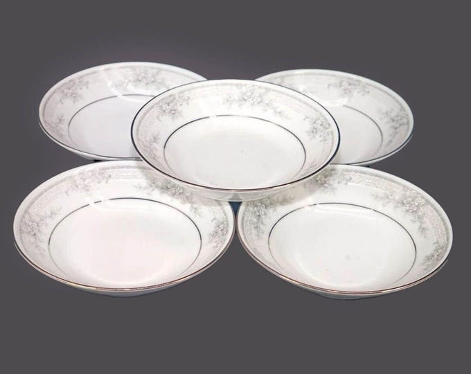 Noritake Sweet Leilani 3482 fruit nappies, berry bowls made in Japan. Choose quantity below.