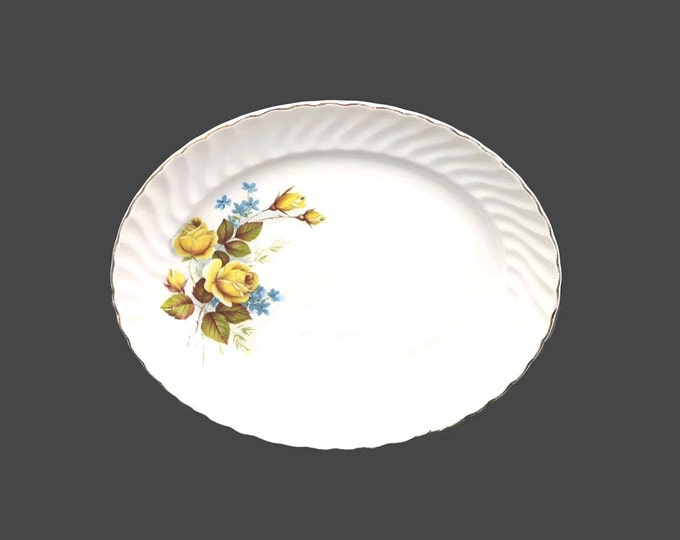Ridgway Favourite Rose oval platter made in England.