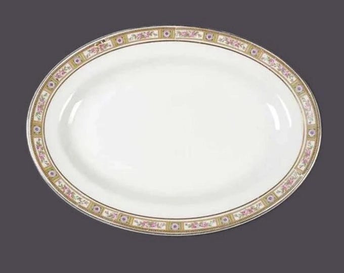 Antique Edwardian Age Johnson Brothers Ormsby oval platter made in England.