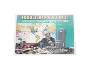 Billionaire board game Parker Brothers game A-5. Complete.