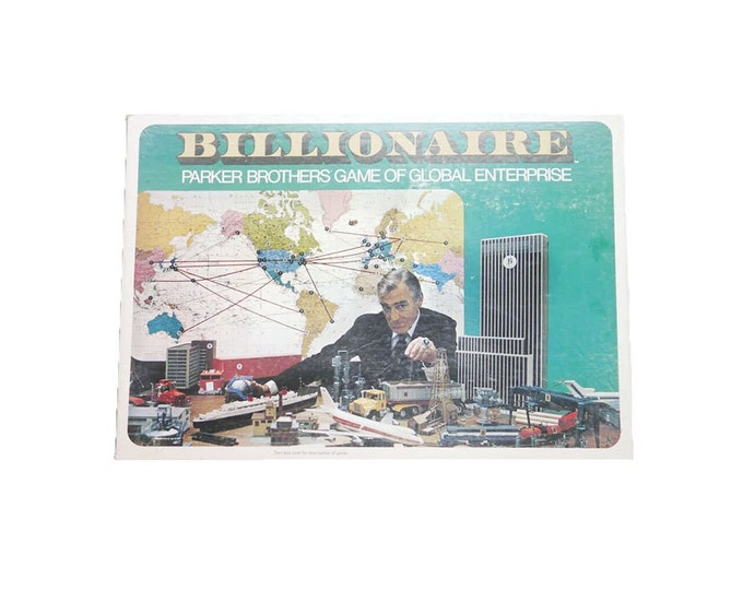 Billionaire board game Parker Brothers game A-5. Complete.