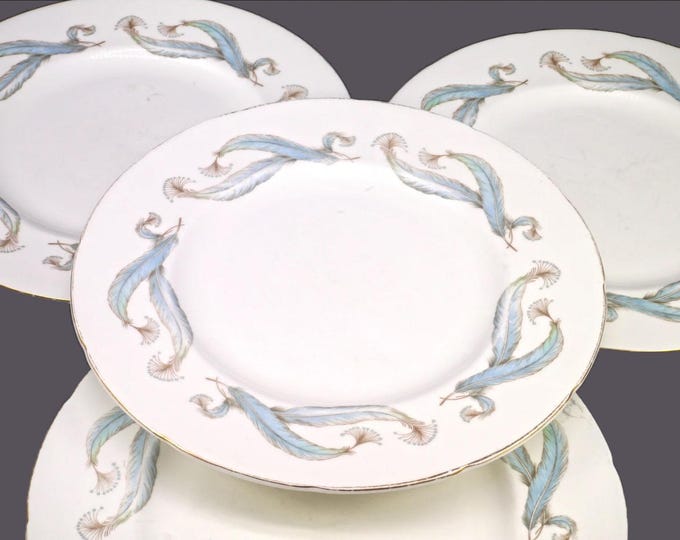 Foley Pride bone china dinner plates designed by Donald Brindley. Made in England. Choose quantity below.