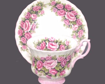 Vintage Royal Albert Rosa bone china tea set. Fragrance Series made in England.
