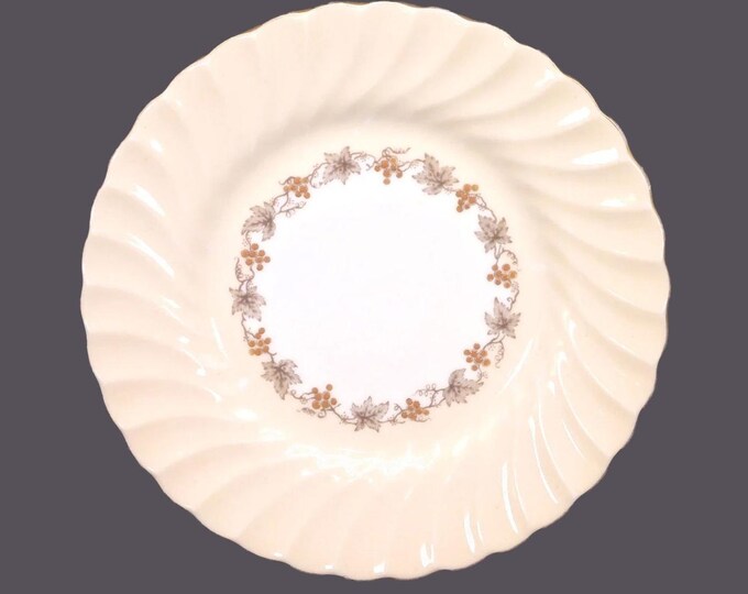 Minton Vineyard Buff S-572 bone china bread plate made in England. Sold individually.